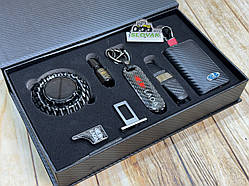 Подарунковий бокс для авто LADA (Ароматизатор, заглушки, брелок, тримач окулярів, ключниця)