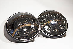 Світлодіодна LED-фара 80 Вт Нива, УАЗ 469, ВАЗ 2101, 2121, FJ Cruiser, мотоцикл, мото 7 дюйм