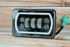 Світлодіодна LED фара 75Вт ближній+дальній+габарит+поворот прямокутна (на 4 режими)