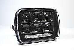 Світлодіодна фара ближнього + далекого 75W 5Х7 дюйма, JEEP CHEROKEE XJ TRUCK FORD