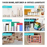 Портативний термопринтер бездротовий з Bluetooth, фіолетовий, 57×30 мм, термодрук без чорнил, для нотаток і етикеток, фото 6