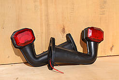 Габарит LED 12V заносу причепа Правий бік і ліва 12вольт (РОЖКИ)