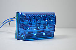 Габарит LED синій ліхтар підсвічування номера 24вольт 1шт