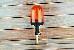 Світлодіодна LED мигалка жовта на 3 режими + Кронштейн кріплення під мигалку