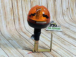 Світодіодна LED Мигалка з кронштейном, жовта на 3-режима на (12-24v)