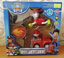 Набір іграшок Paw Patrol Маршалл з машинкою та значком Щенячий патруль PB337