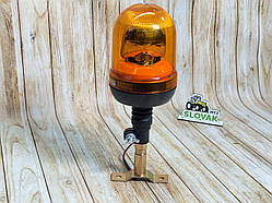 Проблисковий маячок під лампочку, з кронштейн (Мигалка) кріплення шток бездротовий (Лампа в комплекті) 12V