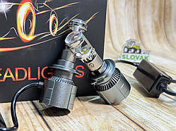 Лампи LED міні-лінзи A80 "H7 MINI LED LENS"(80Вт, 16000лм, 6000К, 12-24V, Цоколь H7)