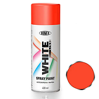 Аерозольний балон фарба, (WL3020) DOMEX WHITE LINE, яскраво-червона RAL3020, 400 мл