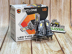 Світлодіодні лампи цоколь H7 55w 9-18v CYCLON type-44 6000k 4800 Lm