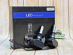 Комплект LED ламп HeadLight S1 H3 6000 K 4000 lm з радіатором 55 W+10%
