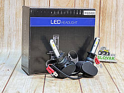 Комплект LED ламп HeadLight S1 H1 6000 K 4000 lm з радіатором 55 W+10%