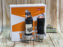 LED лампи 90W+10% Y1 Mini Lens H4 комплект 2 шт (5969)