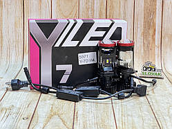 LED лампи 90W+10% Y1 Mini Lens H4 комплект 2 шт (5969)