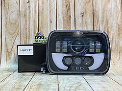 Світлодіодна фара ближнього + далекого 75W 5Х7 дюйма, JEEP CHEROKEE XJ TRUCK FORD