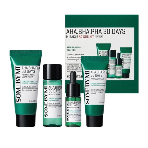 Some By Mi AHA BHA PHA 30 Days Miracle AC SOS Kit Набір засобів для догляду за проблемною шкірою