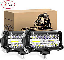 Світлодіодна LED фара 120Вт (Сверхяркие светодиоды 3w х40шт)