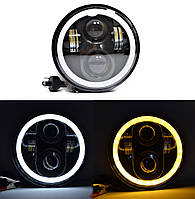 Оптика Фари Ваз 2106 60 ватів Універсальні світлодіодні фари Led 5.75 дюймів ДХО Ангельські очі фари