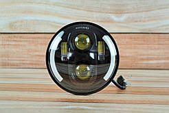 Оптика Фари Ваз 2106 60 ватів Універсальні світлодіодні фари Led 5.75 дюймів ДХО Ангельські очі фари