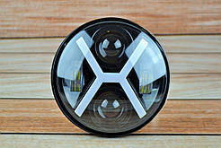 Оптика Фари Ваз 2106 60 ватів Універсальні світлодіодні фари Led 5.75 дюймів ДХО Ангельські очі фари