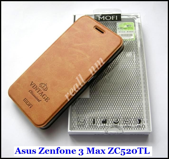 Оригінальний чохол-книжка Asus Zenfone 3 Max ZC520TL X008D, чохол MOFI Vintage Classical коричневий