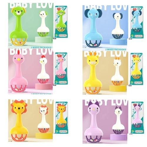 Брязкальце 15см,тварина/птах,прорізувач,в кор-ці,8,5х18х8см,6 видів,2 кольори №2862-2-4-5-6-7-8(180), фото 1