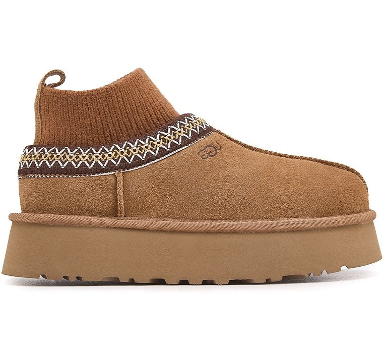 Черевики UGG Tasman Platform Sock Chestnut