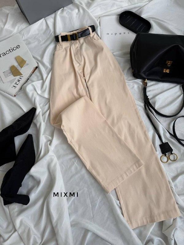 Жіночі штани ; Кольори: беж, чорний, коричневий ; Розміри: 42-44, 44-46, 48-50, 52-54 ;, фото 1