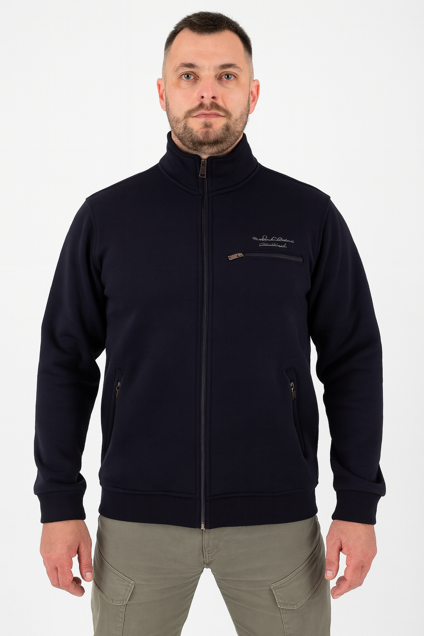 Батнік Red Down чоловічий теплий на флісі великі розміри Туреччина,Темно-синій, 5XL, фото 1