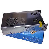 Блок живлення перфорований 12 В 20 А 240 Вт, 3-кан для LED-стрічок CCTV, фото 5
