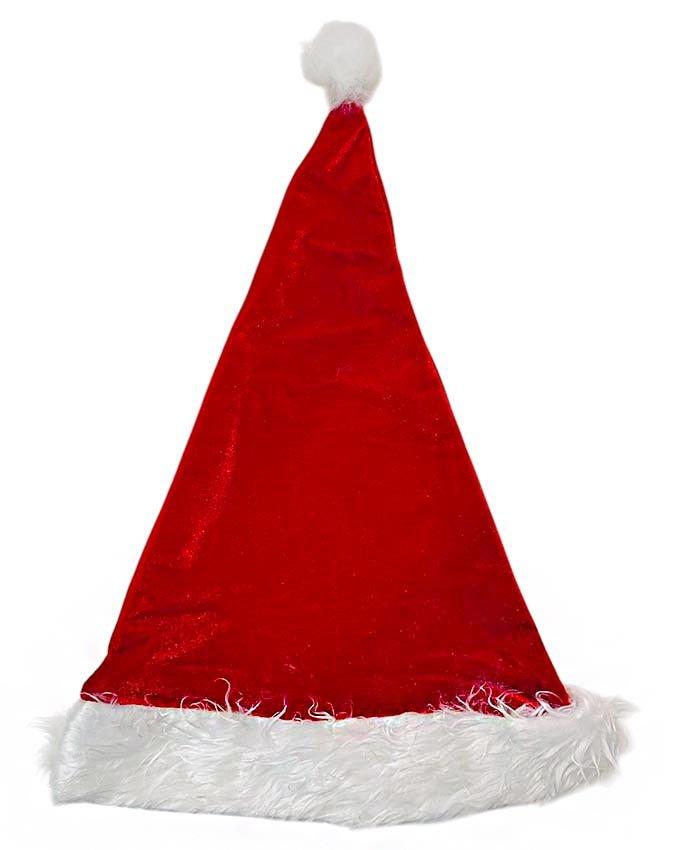 Ковпак Санти велюр (червоний)