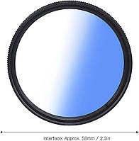 Синій градієнтний світлофільтр Alitek Graduated Blue, 67 мм