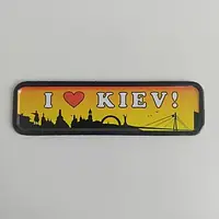 Магніт "Я люблю Київ" 15,5×4,5 см, метал (0106)