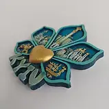 Магніт - Колаж (листок каштана, патіна) (29149), фото 2