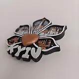 Магніт - Колаж (листок каштана, ч/б + бронза) (29148), фото 2