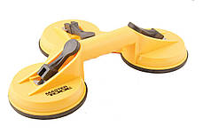 Тримач для скла MASTERTOOL вакуумний Ø 125 мм 3в1 160 кг ABS пластик 14-0903