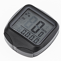 Велокомп'ютер ONRIDE Atom 15 дротовий, 15 функцій чорний