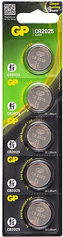 Батарейка CR 2025 GP (3V) 1шт
