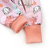 Чоловічок для дівчинки на блискавці з котиками Party Cats, фото 4