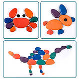 Розвиваюча гра Різнокольорові камінці від Obetty, фото 4