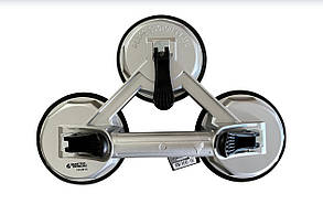 Тримач для скла MASTERTOOL вакуумний Ø 118 мм 3в1 150 кг алюміній 14-0913