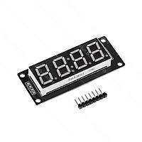 Модуль цифровий індикатор семисегментний 4-розрядний, зелений