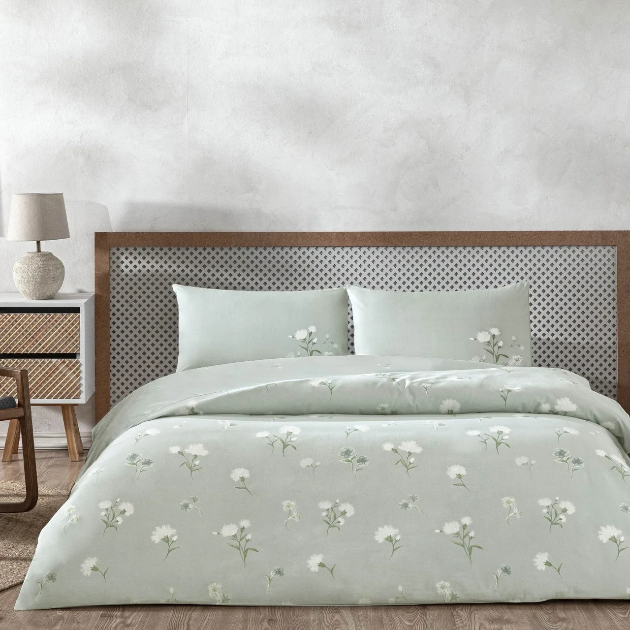 Односпальний комплект TAC Aveste Mavi Ранфорс, фото 1