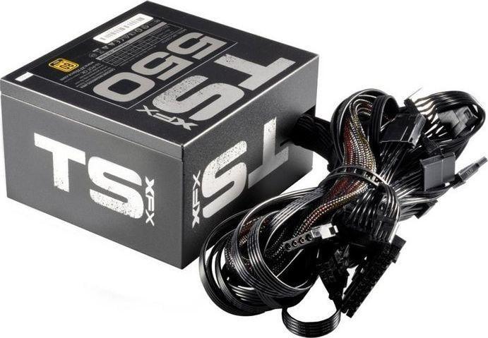 БРЕНДОВИЙ БЛОК ЖИВЛЕННЯ XFX TS550 на 550W ATX 24+4 (+8pin проц)+ 2 по 6 PIN + 2 по 8 PIN (для Відео), фото 1