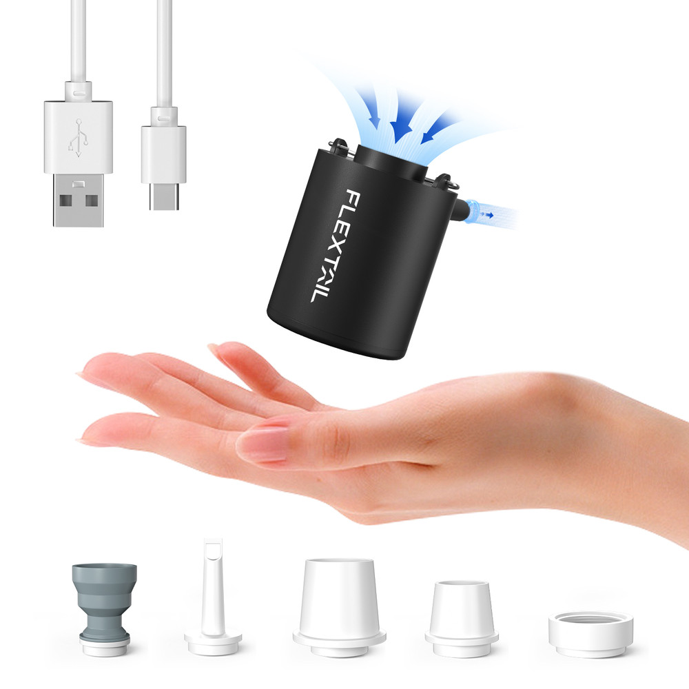 Насос кемпінговий Flextail Tiny Pump, чорний, фото 1