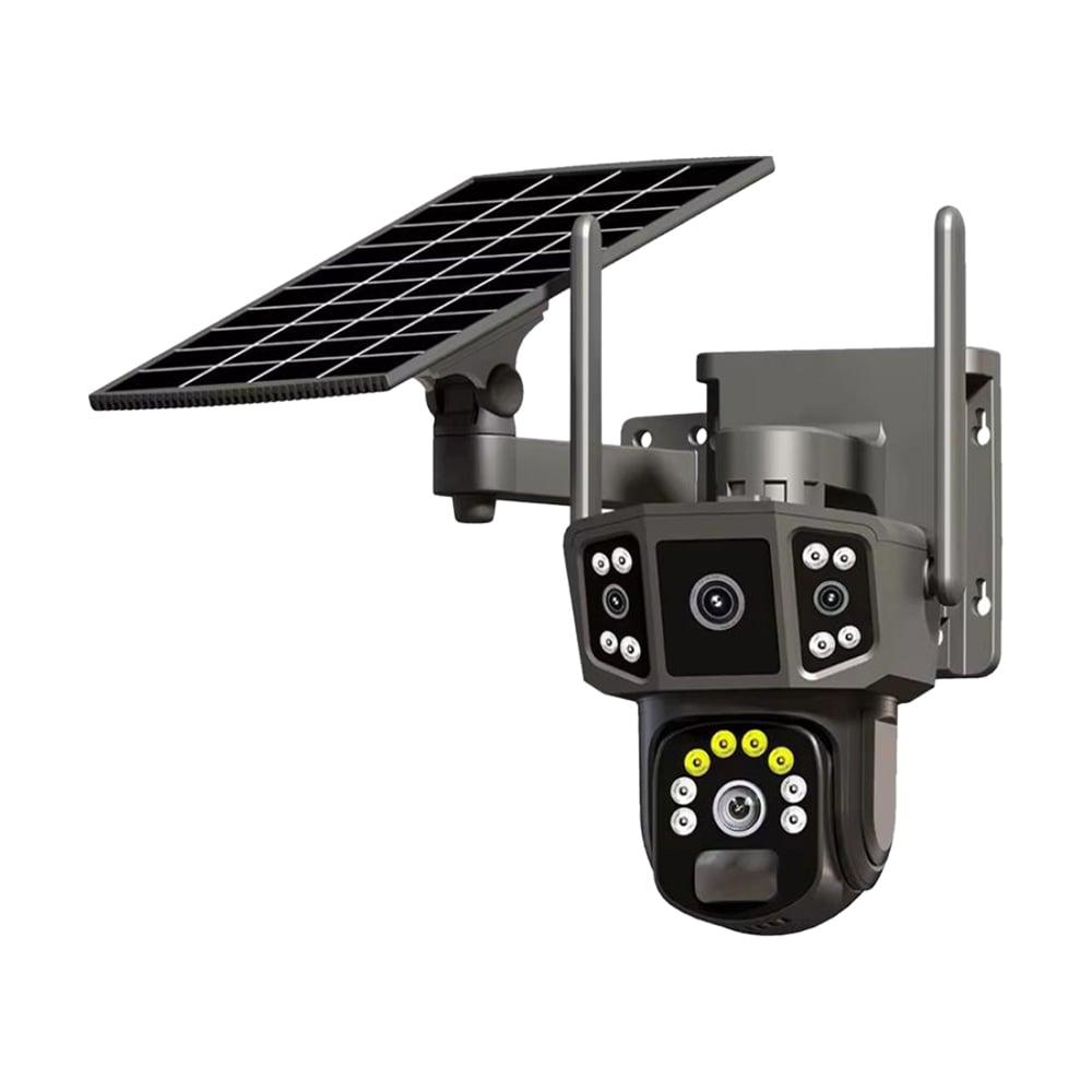 IP PTZ-відеокамера автономна з WiFi та сонячною панеллю 3Mp+3Mp Light Vision VLC-9230WIA/2C3S (Solar) f=4mm, на акумуляторних, фото 1