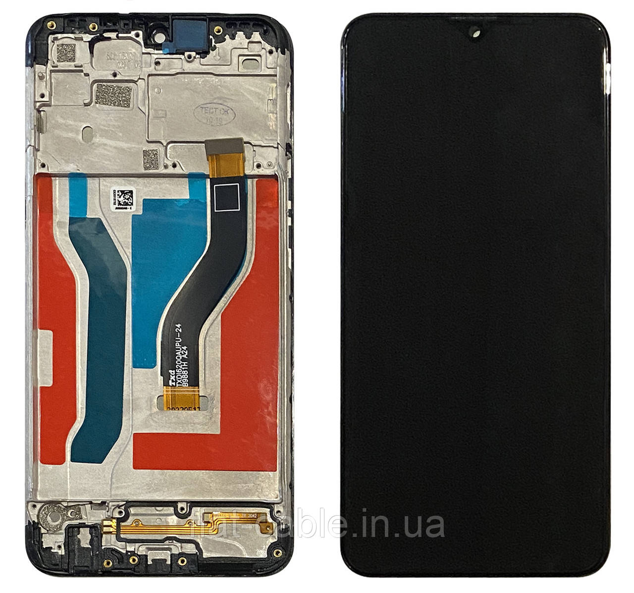 Дисплей + сенсор Samsung A107 Galaxy A10S чорний з рамкою Оригінал SERVICE PACK GH81-17482A