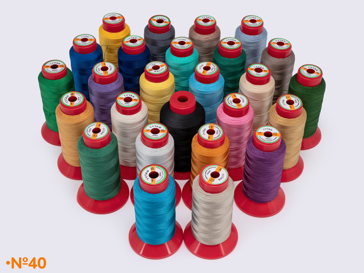 Швейна Нитка TYTAN (Туреччина) № 40, для машинки Версаль, 500 м, фото 1