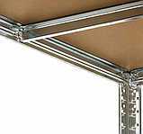 Стелаж LEOBRO Premium 180 х 90 х 40 см, 175кг/полиця, 5 полиць (LB-R104), фото 6