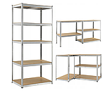 Стелаж LEOBRO 180 х 90 х 40 см, 175кг/полиця, 5 полиць (LB-R175-GAL), фото 2